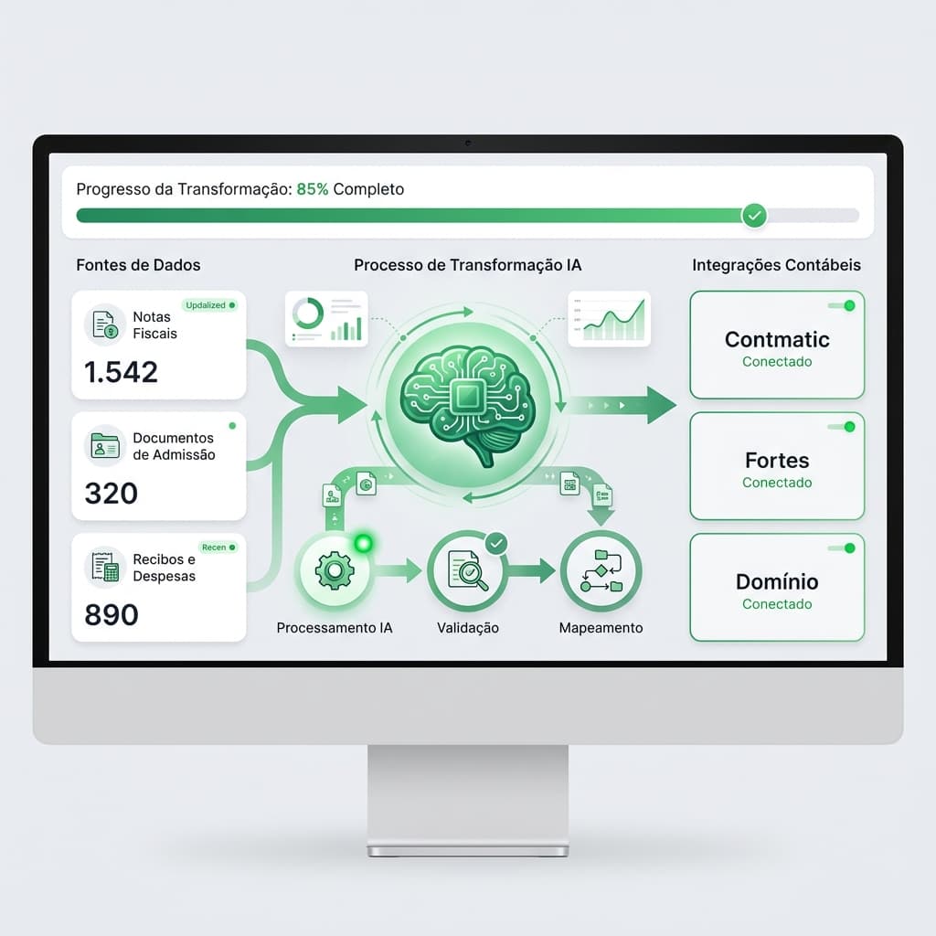 Dashboard de centralização e transformação de dados